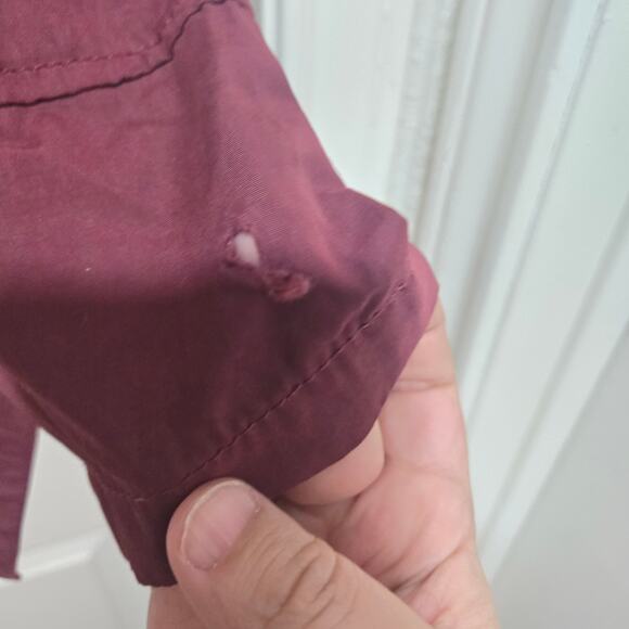 LA Hearts Burgundy Utility Hooded Jacket Women’s Size S - Picture 6 of 10